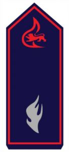 Schulterstück Jugendfeuerwehr-Wart/in